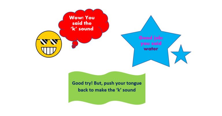 How to Praise a child who is learning to speak?